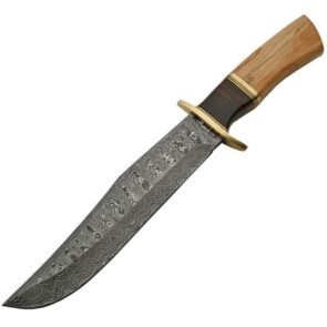 DAMASCUS BOWIE OLIVE WOOD (DM1132)